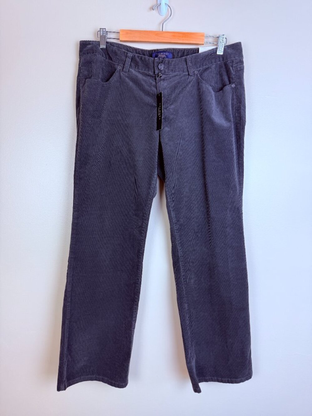 NWT Talbots Woman Petites Corduroy Pants Size 16WP Signature Boot